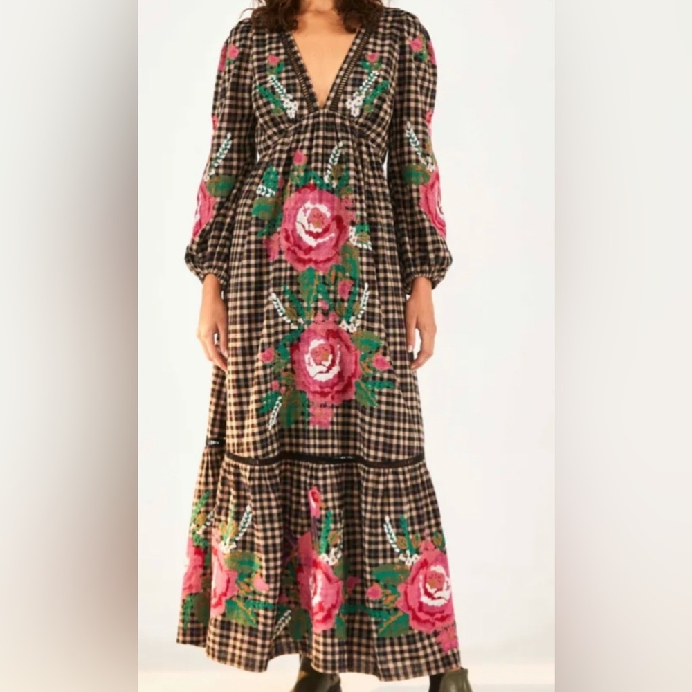 Farm Rio RioRooster Maxi Dress - Picture 5 of 5